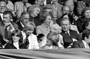 Lady Diana Spencer watching the Mens Singles semi final between John McEnroe Lady Diana Spencer watching the Mens Singles semi final between John McEnroe