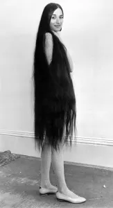 Images Dated 12th February 1986: Lady Godiva Antonia McIvin-Evans. Model has hair down to her knees