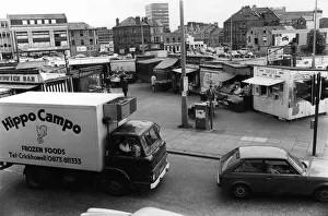 Mill Lane Open Air Market, Cardiff, Wales, Thursday 25th June 1981 Mill Lane Open Air Market, Cardiff, Wales, Thursday 25th June 1981