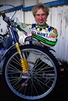 Lars Munkedal speedway rider March 1989