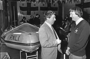 Images Dated 23rd October 1989: The latest addition to the complement at Porthcawl Lifeboat Station is the Tiger D