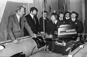 Images Dated 23rd October 1989: The latest addition to the complement at Porthcawl Lifeboat Station is the Tiger D