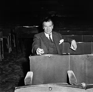 Laurence Olivier pictured at the Opera House, Manchester Laurence Olivier pictured at the Opera House, Manchester