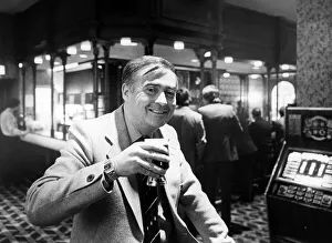 Laurie Pigg at his Pig and Whistle pub in Middlesbrough. 21st November 1983 Laurie Pigg at his Pig and Whistle pub in Middlesbrough. 21st November 1983