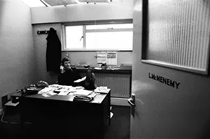 Lawrie McMenemy, Manager of Southampton Football Club, pictured in his office at The Dell Lawrie McMenemy, Manager of Southampton Football Club, pictured in his office at The Dell
