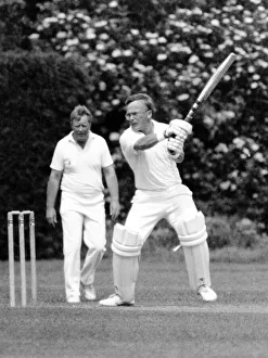 Leamington Vs Coventry & North Warwickshire. Leamington's Peter Beddoes hits out Leamington Vs Coventry & North Warwickshire. Leamington's Peter Beddoes hits out