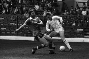 Leeds United 2 .v. Brighton and Hove Albion 1. Division 1 Football. May 1982 MF07-01-032 Leeds United 2 .v. Brighton and Hove Albion 1. Division 1 Football. May 1982 MF07-01-032