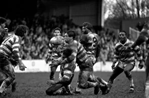 Images Dated 14th December 1985: Leigh v. Wigan. Sport Rugby League. December 1985 PR-03-037