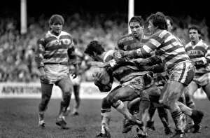 Images Dated 14th December 1985: Leigh v. Wigan. Sport Rugby League. December 1985 PR-03-008