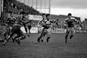Images Dated 14th December 1985: Leigh v. Wigan. Sport Rugby League. December 1985 PR-03-003