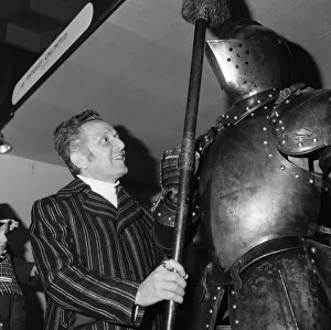 Images Dated 13th April 1970: Leo Abse MP, opens the antiques fair at Angel Hotel, Cardiff, Wales