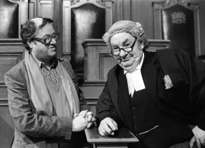 Photography And Film Gallery: Leo Mckern (R) March 1979 With John Mortimer QC writer of the TV series Rumpol of