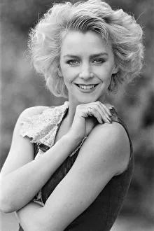 Leslie Ash, actor, pictured in 1987. Leslie is best known for her roles in C Leslie Ash, actor, pictured in 1987. Leslie is best known for her roles in C