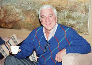 Images Dated 24th May 1990: Leslie Nielsen, Canadian actor and comedian, pictured Thursday 24th May 1990