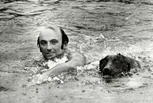 Images Dated 20th September 1974: Leslie Nile is a long distance swimmer who plans one day to swim the English channel with