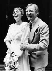 Leslie Phillips marries Angela Scoular In London August 1982 Leslie Phillips marries Angela Scoular In London August 1982