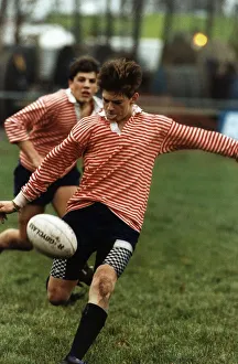 Images Dated 4th December 1991: Liam Botham Rugby son of Ian Botham Cricket playing for his public school Rosall
