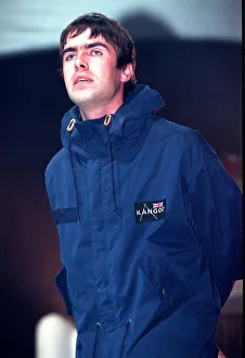 Liam Gallagher of the pop group Oasis Sept September 1997 Liam Gallagher of the pop group Oasis Sept September 1997