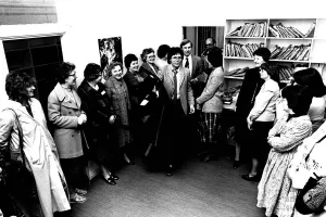 Lib - Pop star Cliff Richard was visiting Newcastle on 4th February 1981 to sing Lib - Pop star Cliff Richard was visiting Newcastle on 4th February 1981 to sing