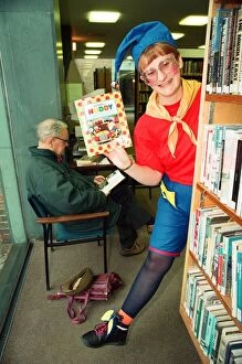 Images Dated 3rd November 1993: Librarians at Stockton Library have dressed up as characters from well known books
