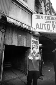 Light-Weight champion of the world Ken Buchanan is practically on Skid Row' Light-Weight champion of the world Ken Buchanan is practically on Skid Row'
