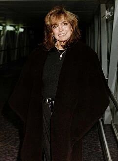 Images Dated 2nd March 1993: Linda Gray actress who appeared in the American soap Dallas