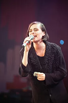 Images Dated 12th May 1991: Lisa Stansfield performing during 'The Simple Truth'