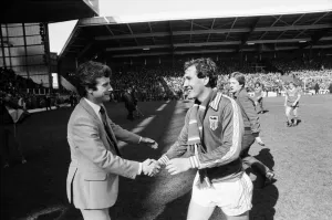 00260 Gallery: Liverpool 0 v. Sunderland 1. Division One Football. May 1981 MF02-27-038