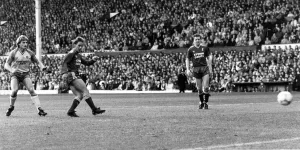 Liverpool 6 v Norwich City 2 Old Division League One match at Anfield Liverpool 6 v Norwich City 2 Old Division League One match at Anfield