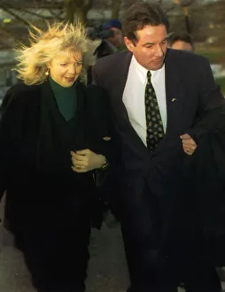 Former Liverpool Councillor Derek Hatton with his wife Shirley at Mold Crown Court for a Former Liverpool Councillor Derek Hatton with his wife Shirley at Mold Crown Court for a