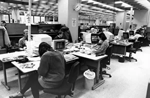 Images Dated 1st December 1992: The Liverpool Echo office, Old Hall Street, before reorganisation. December 1992