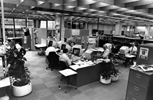 Images Dated 1st December 1992: The Liverpool Echo office, Old Hall Street, before reorganisation. December 1992