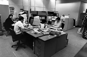 Images Dated 1st December 1992: The Liverpool Echo office, Old Hall Street, before reorganisation. December 1992