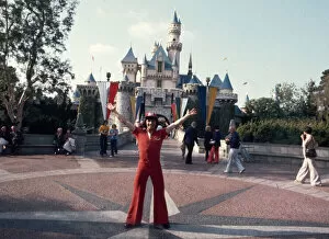 Liverpool and England footballer seen here at Disneyland during the England teams tour of