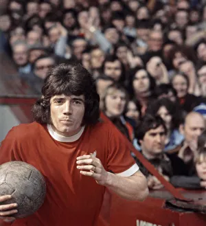 Liverpool footballer Kevin Keegan walks out onto the pitch before a match at Anfield Liverpool footballer Kevin Keegan walks out onto the pitch before a match at Anfield