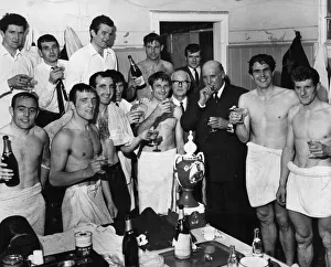 Liverpool players celebrate winning the league championship following their 2-1 victory Liverpool players celebrate winning the league championship following their 2-1 victory