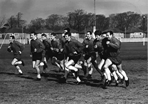 Liverpool team training session at Underwood, Liverpool March 1967 Liverpool team training session at Underwood, Liverpool March 1967