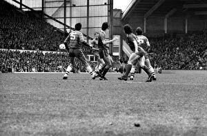 Liverpool v. Chelsea. May 1985 MF21-04-011 The final score was a four three