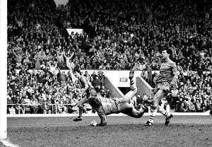 Liverpool v. Chelsea. May 1985 MF21-04-056 The final score was a four three
