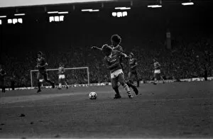 Liverpool v. Everton. October 1984 MF18-04-043 The final score was a one nil