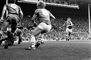 Liverpool v. Everton. October 1984 MF18-04-055 The final score was a one nil