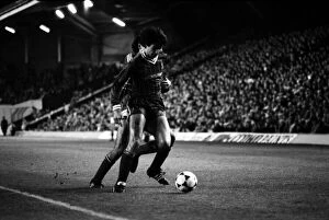 Liverpool v. Ipswich. November 1984 MF18-15-003 The final score was a two nil