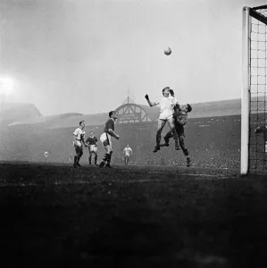 Liverpool versus Manchester United-action during the game January 1960 Liverpool versus Manchester United-action during the game January 1960