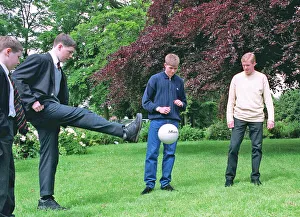 Liverpool youngster Steven Gerrard visits his old school Cardinal Heenan in West Derby Liverpool youngster Steven Gerrard visits his old school Cardinal Heenan in West Derby
