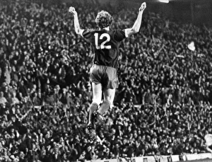 Liverpool's David Fairclough celebrates scoring in the 84th minute in the European Liverpool's David Fairclough celebrates scoring in the 84th minute in the European