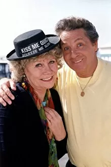 Images Dated 30th June 1994: Liz Dawn Actress who plays Vera Duckworth of Coronation Street with her fellow actor