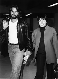 Liza Minnelli and husband Mark Gero August 1982 leave Heathrow Airport for New Liza Minnelli and husband Mark Gero August 1982 leave Heathrow Airport for New