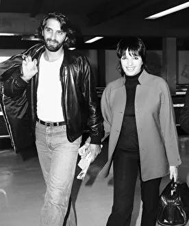 Liza Minnelli with her husband Mark Gero leaving Heathrow January 1982 Liza Minnelli with her husband Mark Gero leaving Heathrow January 1982