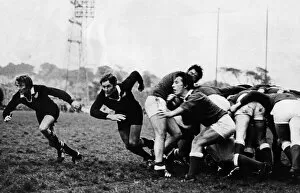 Images Dated 31st October 1972: Llanelli RFC v New Zealand. Part of New Zealands 1972-73 tour of the Northern