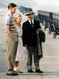 Images Dated 22nd September 1994: Local man Peter Jones (wearing trilby) is drafted in as an extra in the new BBC costume
